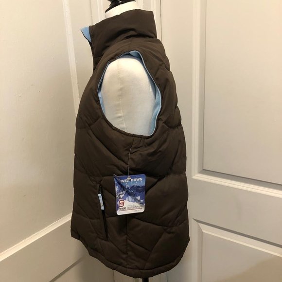 NWT Free Country Down Winter Snow Ski Bomber Vest Size M - Picture 4 of 8